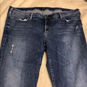 Plus silver jeans 24 x 33
